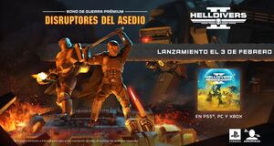 V�deo Helldivers 2 - Bono de Guerra Premium 