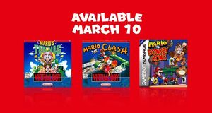V�deo Nintendo Classics - Juegos de marzo 2026