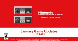 Nintendo Switch Online - Los juegos de enero de 2019