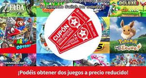 Los cupones para juegos de Nintendo Switch